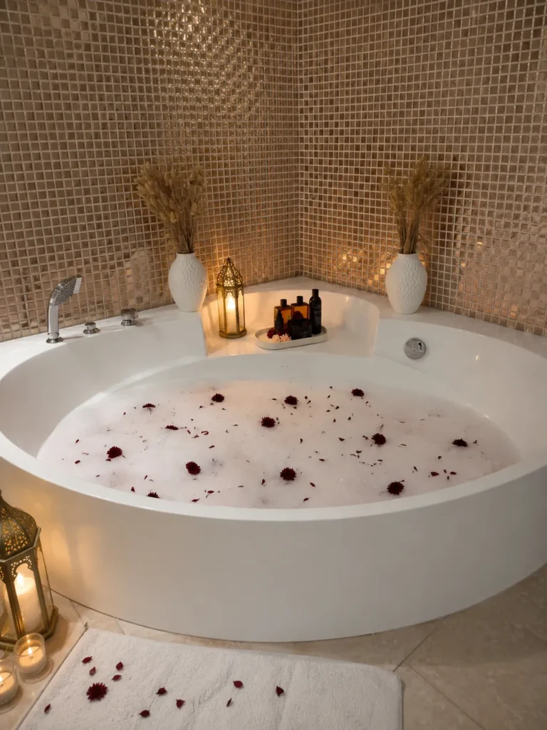 moroccan bath room
